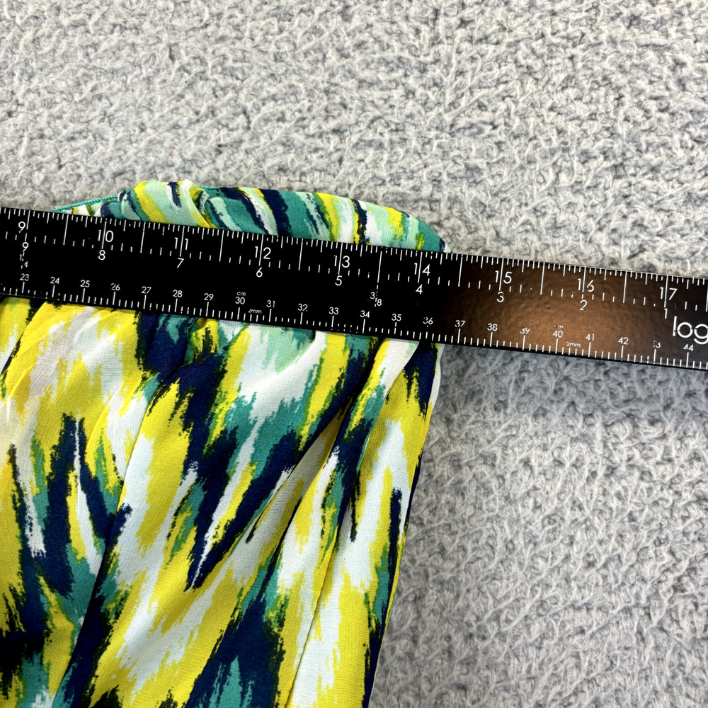 Francescas Harper Maxi Dress Medium Beachy Strapless Ruched Waist Chevron Stripe - Picture 8 of 13